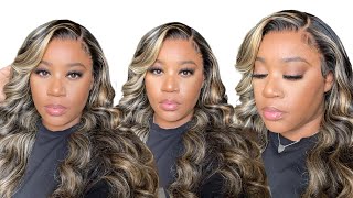This Unit Is Fire| Flawless Balayage Full Density Hair | Megalookhair