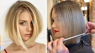 Medium Haircut Transformation | Short Women Hairstyle And Color | Pretty Hair