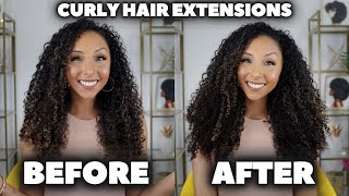 Curly Hair Extensions! Bella Kurls! | Biancareneetoday