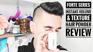 Forte Series Instant Volume & Texture Hair Powder Review