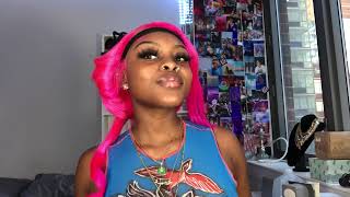 Sza Inspired Hot Pink Wig Install | Watch Me Recreate Iconic Looks Ep.1
