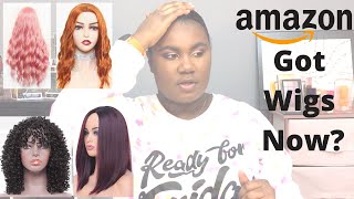 I Gotta Big Head! Trying Amazon Wigs | My First Wigs | Wig Try-On Haul | Jay Ross