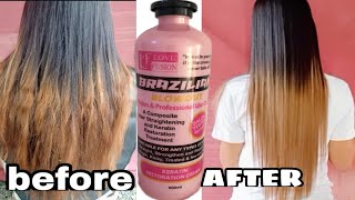 Love Fusion Brazilian Blowout No Rinse | Perfect Tutorial And Perfect  Result