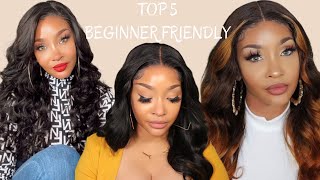 Top 5 Beginner Friendly Human Hair Wigs| Dizastrousbeauty