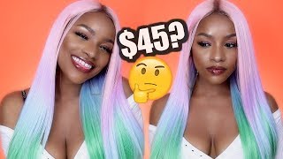 I Tried This $45 Unicorn Wig From Amazon & Sis!!.... Can I Make It Work??