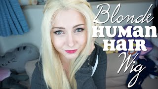 Amazing Blonde Human Hair Wig!! // Uniwigs Review
