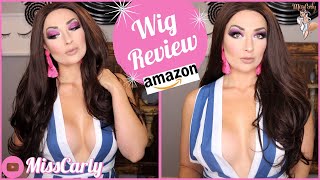 Lace Front Wig Review!  Lucy Hair Wig | Brown | Amazon Wig Under $40 // Very Natural Wig