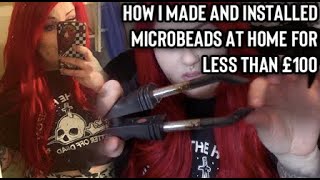 Diy Microbead Hair Extensions From Clip Ins
