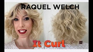 Raquel Welch It Curl Wig Review | Rl613Ss Shaded Platinum | High Volume Curls!