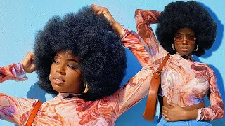 Most Natural Afro Wig Ever || Amazon Afro Wig || Style+Review