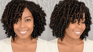How To: Flexi Rod Set On Curly Hair Extensions
