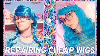 Making Party Store Wigs Wearable