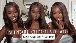Must Have Chocolate Brown Wig  | Install & Style With Me! | Alipearl Hair| Akua