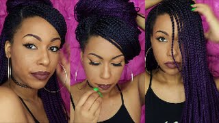 Bomb Braided Wig ! | Zury Sis Lace Braid Box Small | Review & Styling! + Updates & Thank You'S