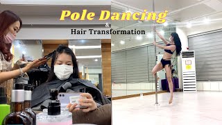 First Pole Dancing Class W/ My Mom! |Korean Hair Salon| Iliving In Korea Diaries |Trying New Things|