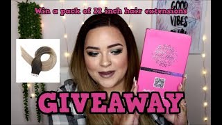 (Closed) Giveaway| 22 Inch Full Shine Tape-In Hair Extensions Giveaway