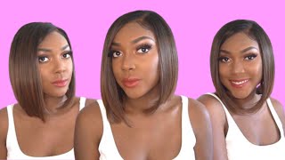 Cute Summer Bob | Janet Collection Synthetic Melt 13X6 Lace Frontal Wig - Asia #Janetcollectionasia