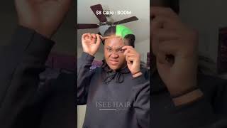 Shego Vibe Wig Removal Ft Isee Hair Green Black Skunk Stripe Wig #Iseehair #Shorts