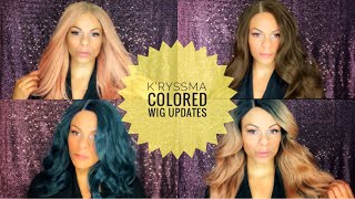  Wig Updates: K'Ryssma Colored Wigs | Amazon Wigs | Wig Reviews