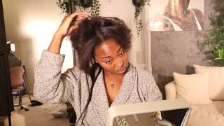 I Put Tape Ins On My Natural 4C Texture Hair | Ywigs