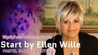 Wig Review:  Start By Ellen Wille In  Pastel Blonde Rooted