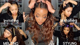 The Ultimate Melted Hairline | Start To Finish | Lace Wig Install
