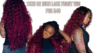 The Stylist Human Hair Blend Lace Front Wig 13X6 Invisible Lace Frontal Wig Isis Ft Samsbeauty