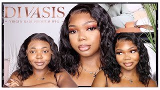 Step By Step How To Install 13X4 |14 Inch Bob Frontal Wig Install | Divasis Hair