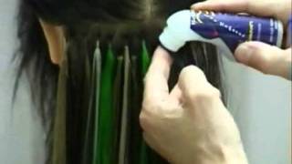 How To Apply-Remove U-I Tip Keratin  Hair Extensions