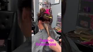  Hair Color ( Tape-In Extensions ) Transformation | Pagans Beauty