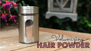 Diy Volumizing Hair Powder