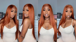 Must Have Pre-Colored Copper Closure Wig Install Ft Ali Grace Hair | The Tastemaker