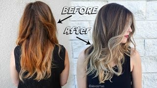 Fall Sombre Hair Color Ft. New Redken Shades Eq 09P