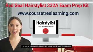 Red Seal Hairstylist / Hair Stylist 332A Exam Prep Kit Readings + Actual Exam Questions + Answers