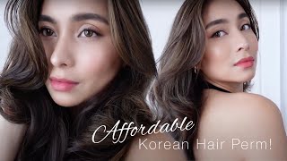 Affordable Permanent Korean Hair Curls | Shanika Silverio