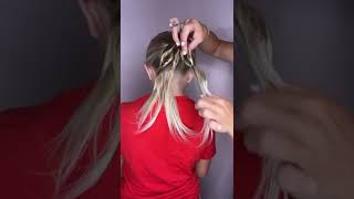 Simple Messy Bun Hairstyle For Long Hair