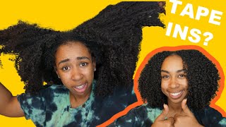 Washing & Detangling Curly Tape Ins Ft. Betterlength