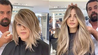 Mounir Salon Hair Color Transformation Videos | Mounir Balayage Techniques | Mounir Salon Haircut