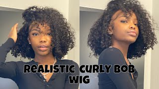 Affordable Curly Bob Wig Install+Honest Review Ft Alipearl Hair