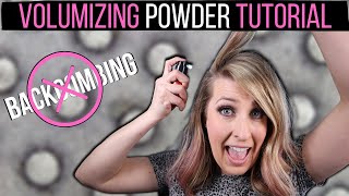 Volumizing Powder Tutorial | Add Volume, Stop Backcombing! Use Hair Volumizing Powder