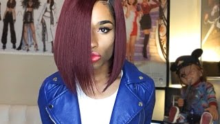 Sexy Summer Hair! Red Bob Lace Wigs From Wowafrican.Com