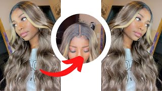 Synthetic Wig Review From Amazon | Making My Wig Not Look So Synthetic??| Silver Monique