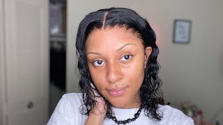 Watch Me Install This 14" Water Wave Frontal Wig From Tinashe | Glueless Wig Install |