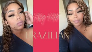 Glue-Less Brazilian P4/27 Highlighted Lace-Front Wig Ft Lavy Hair