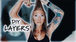 Cut Your Own Long Layers At Home | Diy 2021