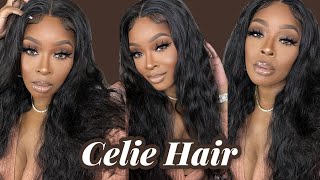 Simple Classic Look! Celie Hair 13X4 Hd Body Wave Unit