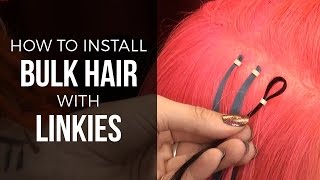 Installing Bulk Synthetic And Human Hair With Linkies - Doctoredlocks.Com