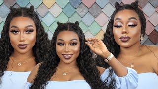 Glueless Hd Flawless Invisible Lace Weave Wig Install Bantu Knots Ft Queen Virgin Remy| Tokslaboss