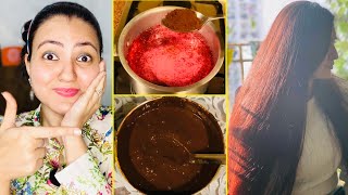 How To Color Hair At Home Naturally | 100% Soft Glossy And Silky Hair | Natural Hair Dye