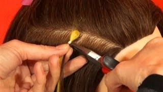 Installing Bulk Human Hair Extensions With Linkies - Doctoredlocks.Com
